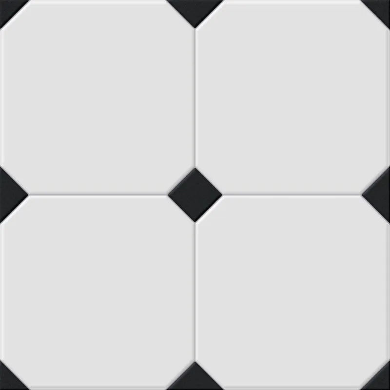 Goedkoop Dlažba El Molino Betera black-white struktura mat 33x33