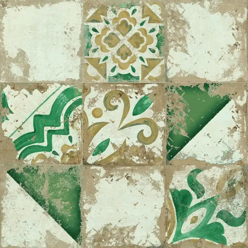 Goedkoop Dlažba El Molino Memory verde struktura mat rektifikovaná 58x58