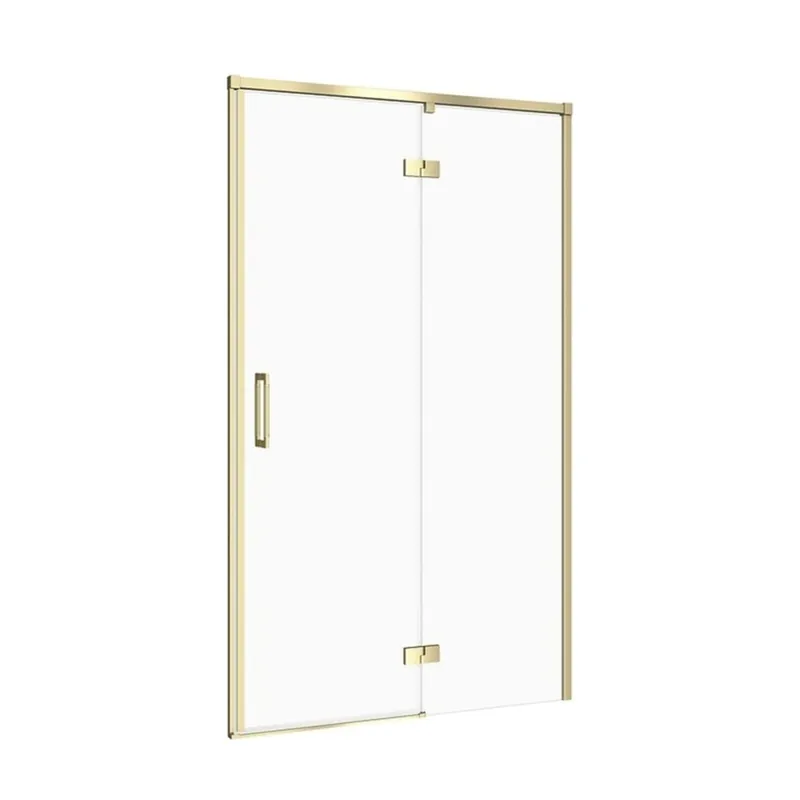 Sprchové dveře Cersanit Larga 120×195 matné zlaté s panty pravé, S164-064 Snelle Levering
