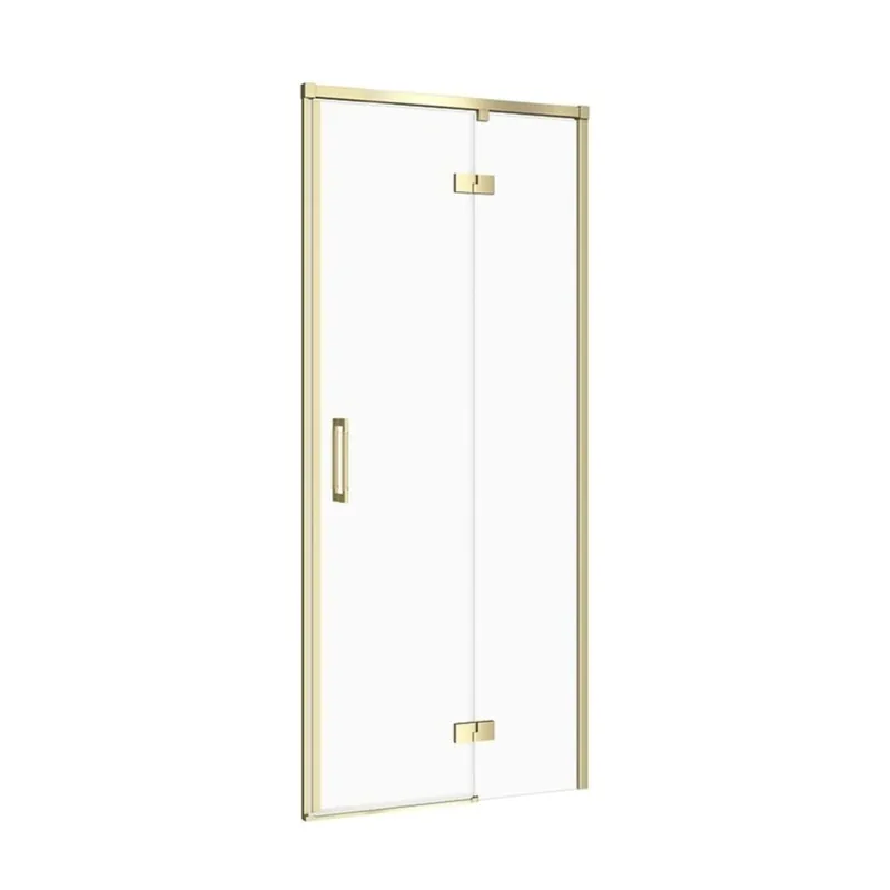 Koop Online Sprchové dveře Cersanit Larga 80x195 matné zlaté s panty pravé, S164-061