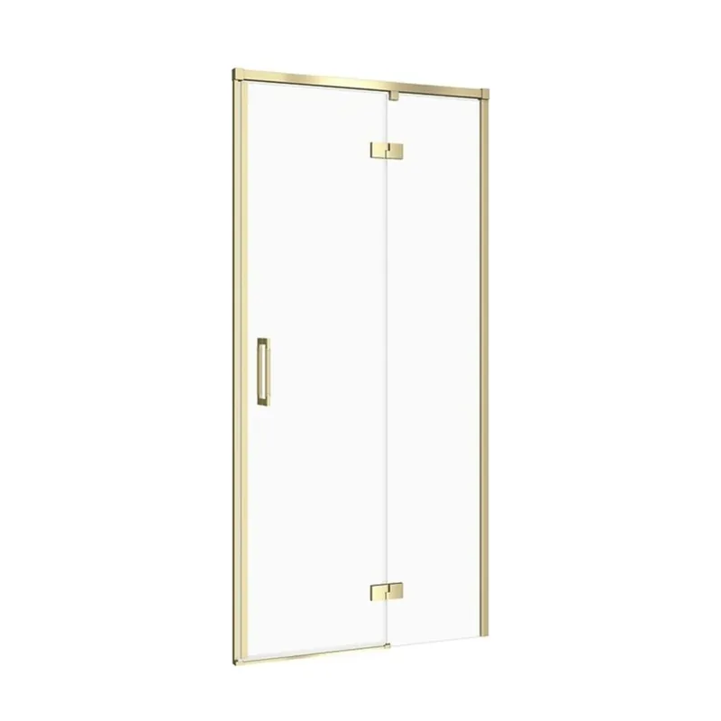 Sprchové dveře Cersanit Larga 90×195 matné zlaté s panty pravé, S164-062 Express Levering