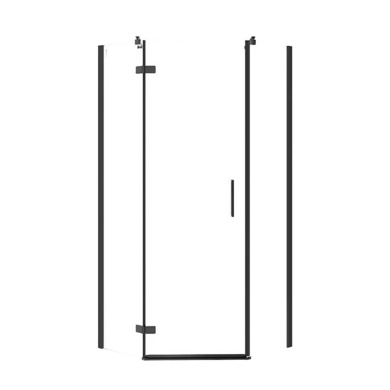 Sprchový kout Cersanit Jota 90x90x195 čiré sklo černý levý, S160-016 Speciale Aanbieding