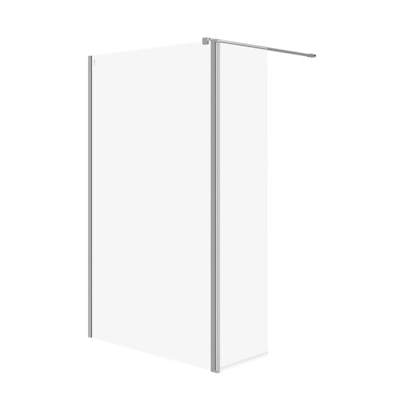 Beperkte Voorraad Sprchový kout Cersanit Mille 123x30x200 walk-in pohyblivá stěna chrom set B792, S601-179