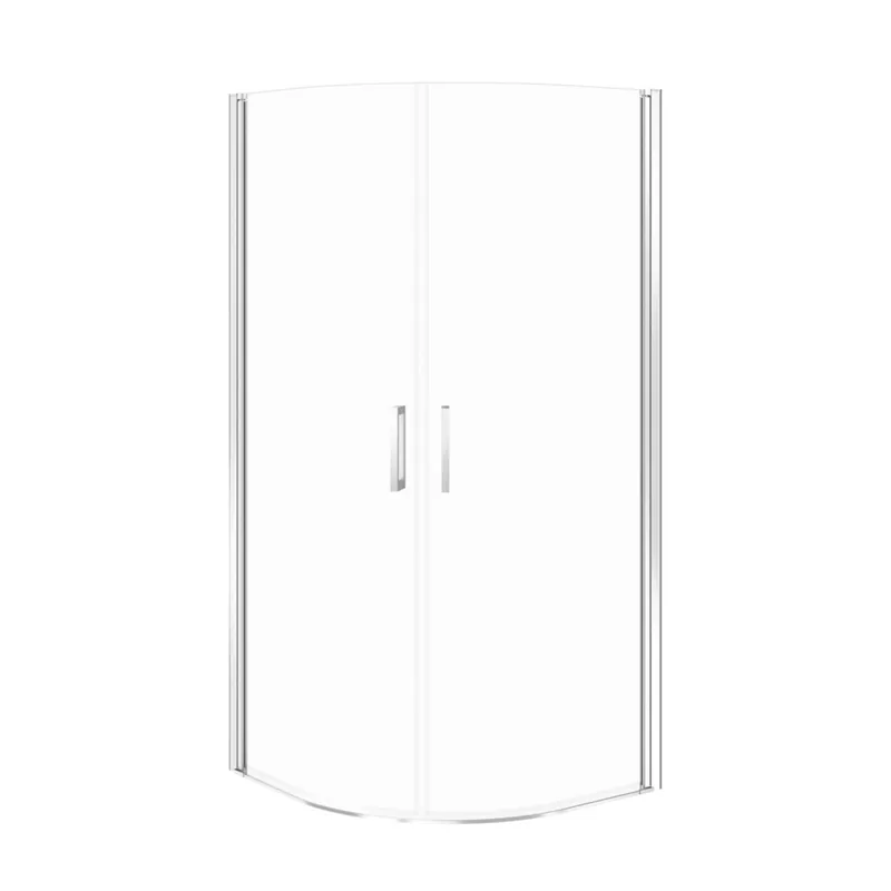 Sprchový kout Cersanit Moduo čtvrtkruhový 80x80x195 R55 s panty u zdi, S162-018 Superprijs