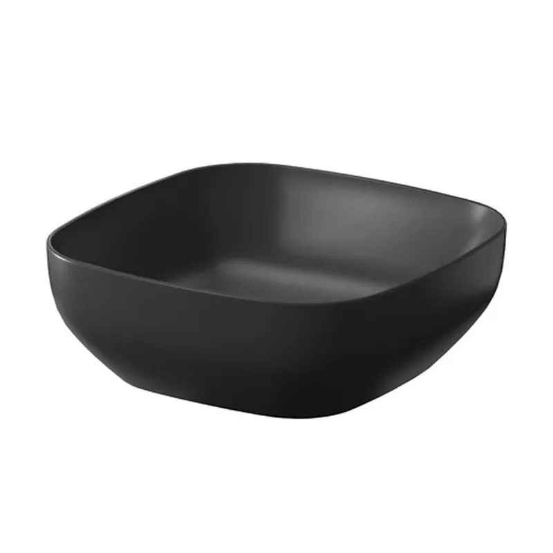 Uitverkoop Umyvadlo Cersanit Farva 38 na desku čtvercové, anthracite mat, K712-038