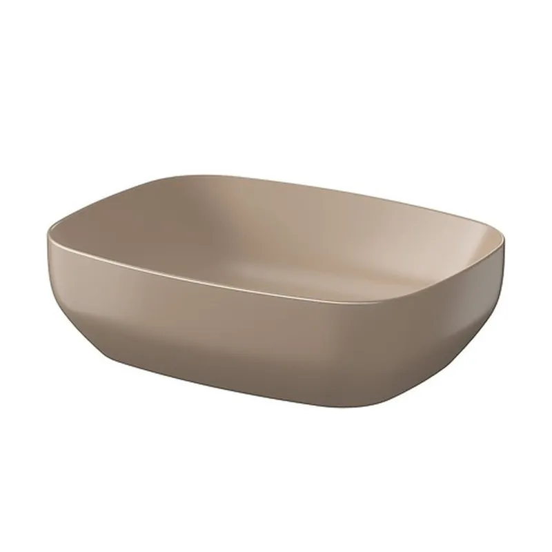 Umyvadlo Cersanit Farva 50 na desku obdélníkové, cappuccino mat, K712-024 Meest Verkocht
