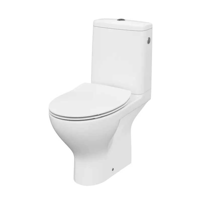 WC mísa Cersanit Moduo 670 kombi bílá 010 zadní odpad Clean On nádržka 3/5 sedátko slim duroplast soft close easy off, K116-029 Snelle Levering