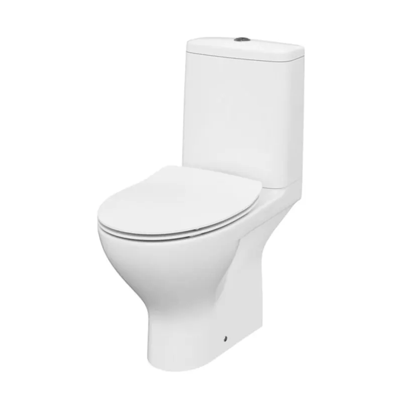 WC mísa Cersanit Moduo 671 kombi bílá 011 zadní odpad Clean On nádržka 3/5 sedátko slim duroplast soft close easy off, K116-032 Direct Verzonden