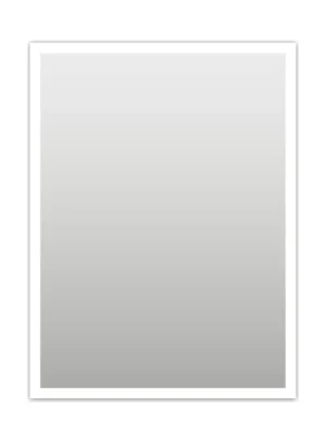 Zrcadlo EBS Venia 60, s LED podsvíceným pískovaným okrajem, VENIA6080R Direct Verzonden