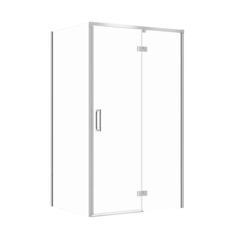 Populair Sprchový kout Cersanit Larga 120x90x195 obdélníkový chrom s panty pravý, set C116, S601-316