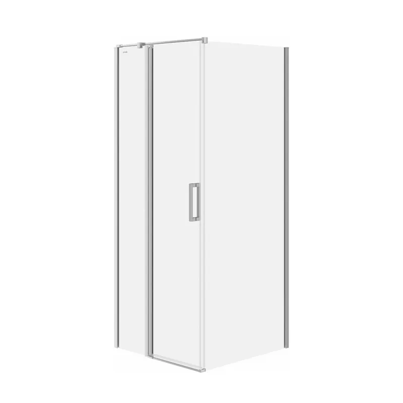 Superprijs Sprchový kout Cersanit Moduo 80x80x195 čtvercový chrom s panty levý, set B845, S601-210