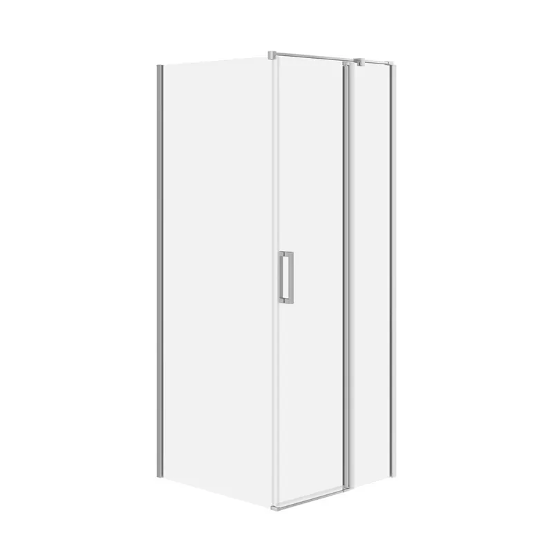 Sprchový kout Cersanit Moduo 80x90x195 obdélníkový chrom s panty pravý, set C105, S601-288 Superprijs
