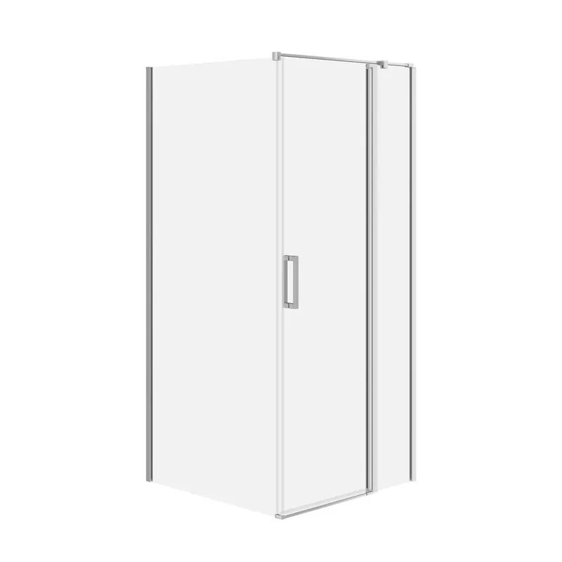 Sprchový kout Cersanit Moduo 90x80x195 obdélníkový chrom s panty pravý, set C107, S601-307 Tijdelijk Beschikbaar