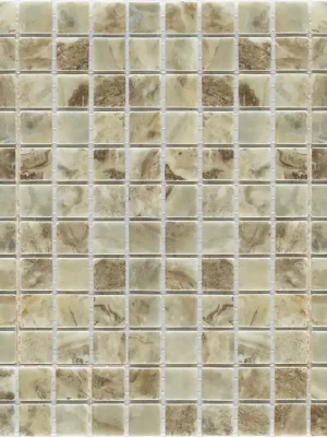 Betaalbaar Mozaika Alttoglass Elite Pools Papua brown 32x32