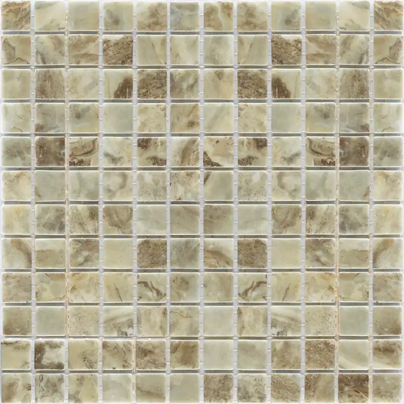 Betaalbaar Mozaika Alttoglass Elite Pools Papua brown 32x32