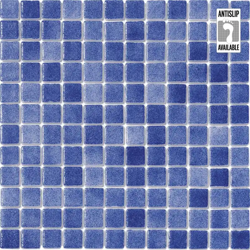 Mozaika Alttoglass Fog Azul antislip 32x32 Uitverkoop