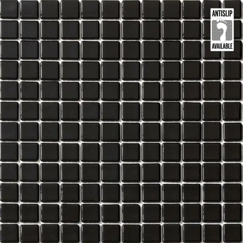 Mozaika Alttoglass Solid Colors Negro antislip 32x32 Koop Vandaag