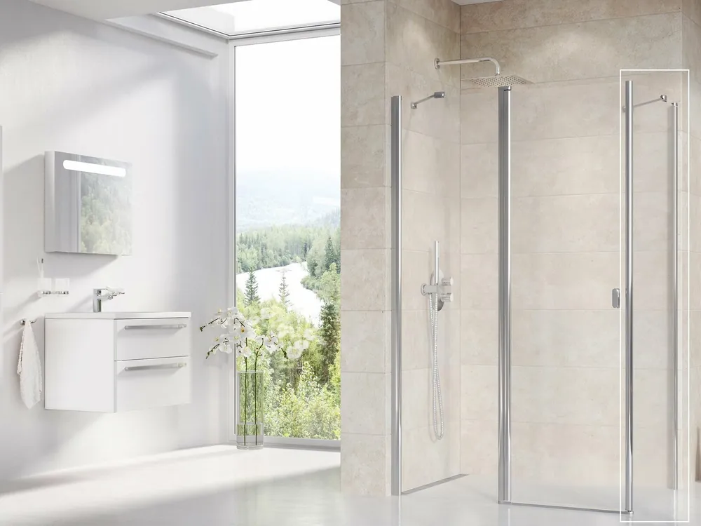 Sprchový kout Ravak Chrome CRV2/CPS 90x80 rohový, lesk/transparent Shop Nu