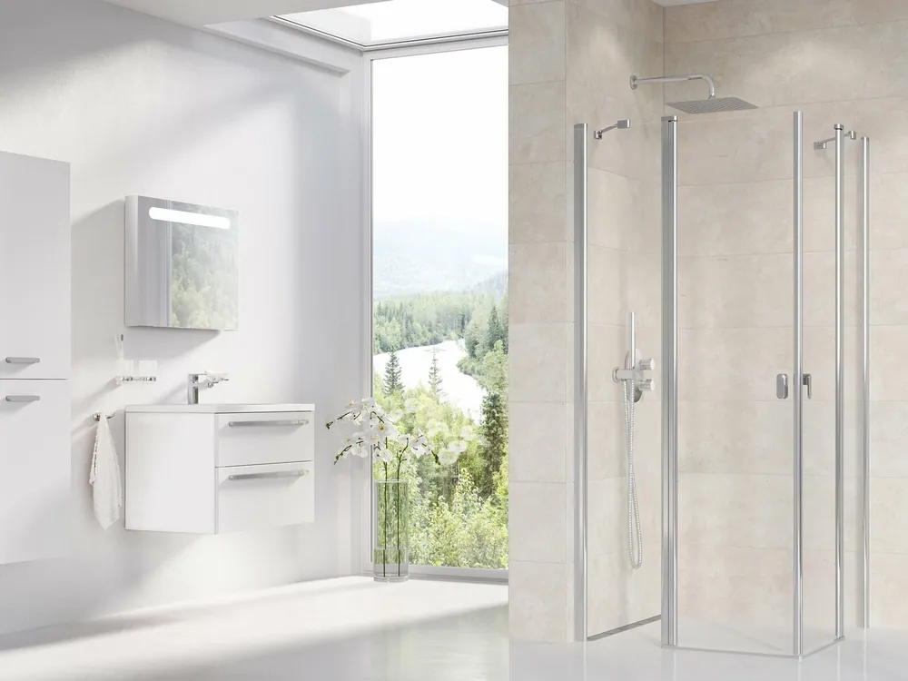 Sprchový kout Ravak Chrome CRV2/CRV2 110x110 rohový, lesk/transparent Voordeelprijs