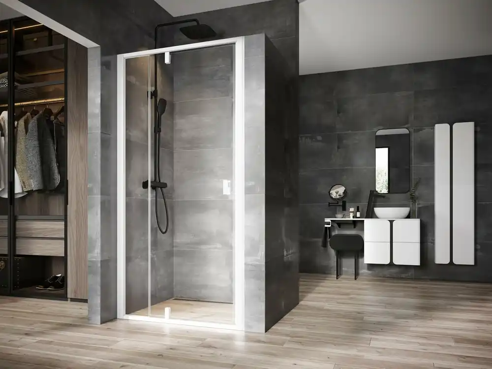 Sprchový kout Ravak Nexty NDOP2/NPSS 100x80 rohový, bílá matná/transparent Laatste Versie
