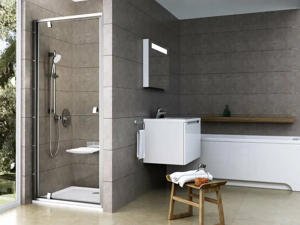 Nieuw Sprchový kout Ravak Pivot PDOP1/PPS 80x90 rohový, satin/transparent