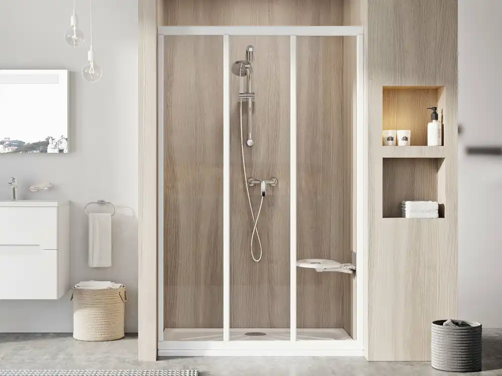 Speciale Aanbieding Sprchový kout Ravak Supernova ASDP3/APSS 110x75x198 rohový, bílá/transparent