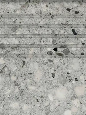Schodovka Tubadzin Macchia graphite mat rektifikovaná 30x60 Populair