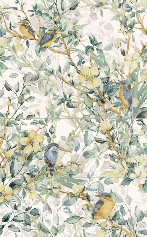 Dekor Arté Perla birds 4ks mat rektifikovaný 60x150 Superprijs