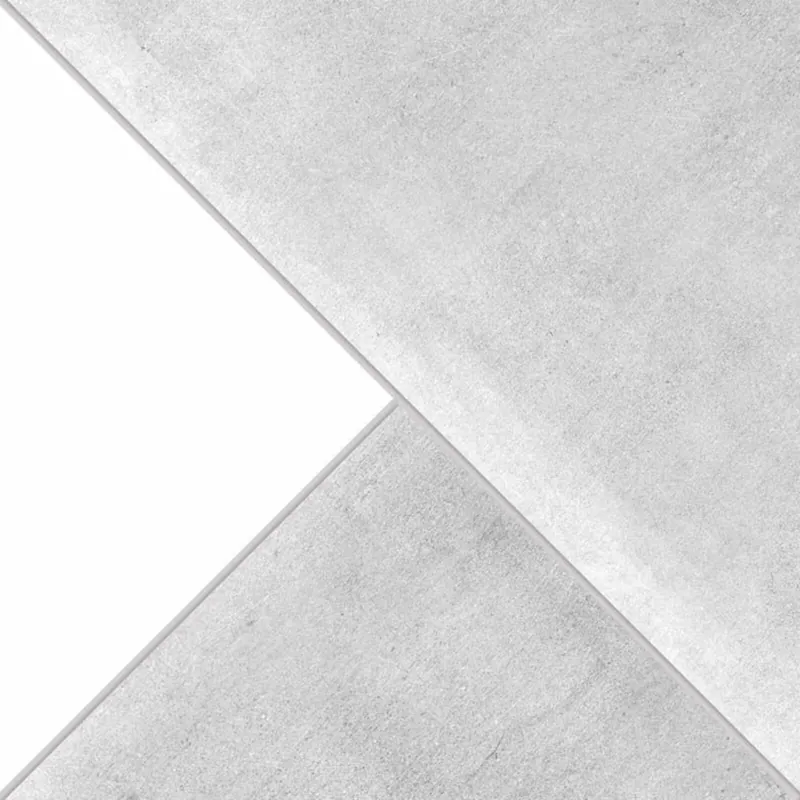 Gereduceerde Prijs Dekor Rako Roof šedobílá lesk rektifikovaný 40x40 WDV42669