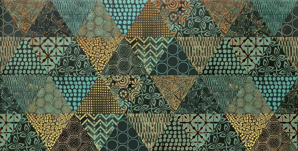 Dekor Tubadzin Margot green geo mat 31x61 Hete Deal