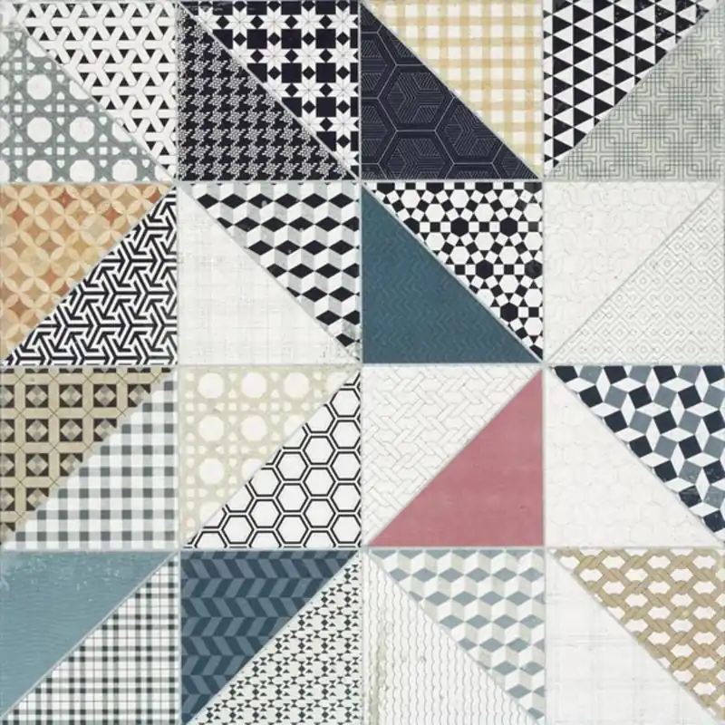 Shop Nu Dlažba Rako Deco vícebarevná mat rektifikovaná 60x60 DAK62659