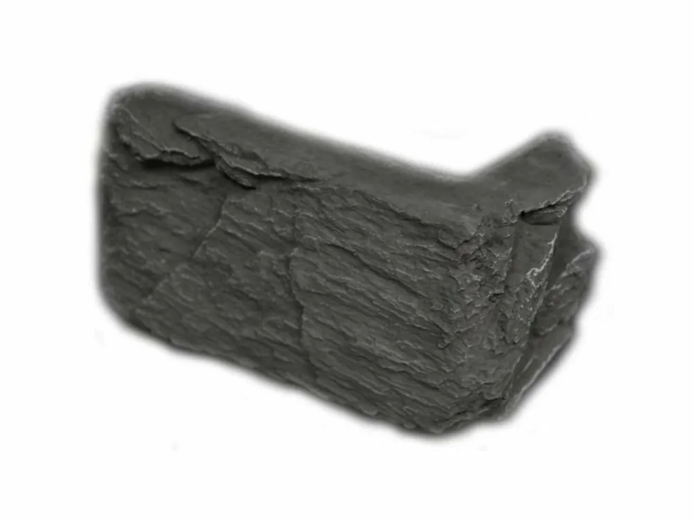 Rechtstreeks Van De Fabrikant Fasádní obklad Magicrete Shale šedý roh 20x10x10 MAG106R/33