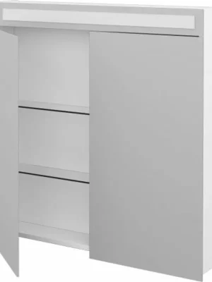 Shop Nu Air80 2D galerka s LED a zásuvkou ZC 40/40 BÍLÁ lesk 69295