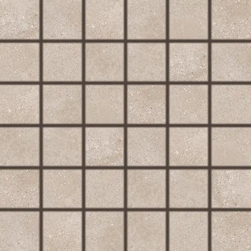 Mozaika Rako Betonico tmavě béžová mat rektifikovaná 30x30 DDM05794 Tijdelijk Beschikbaar