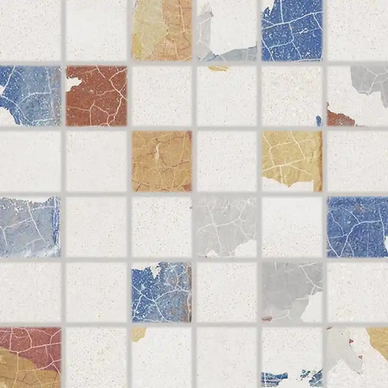 Beste Prijs Mozaika Rako Betonico vícebarevná mat rektifikovaná 30x30 WDM05796