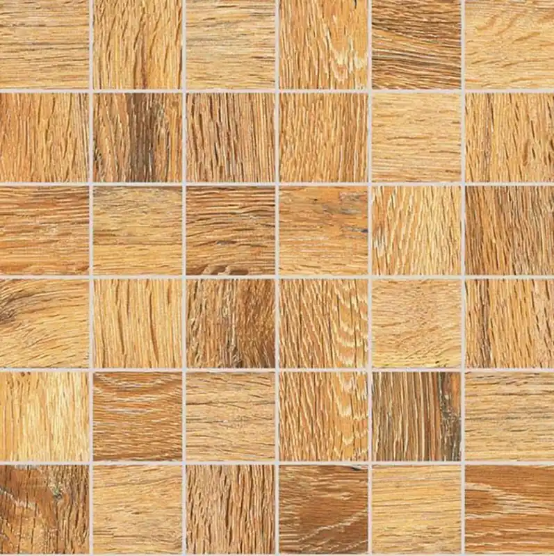 Must-Have Mozaika Rako Pino béžovohnědá struktura mat rektifikovaná 30x30 DDM05897