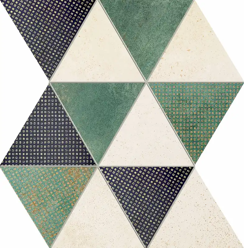 Direct Beschikbaar Mozaika Tubadzin Margot green mat 26x33