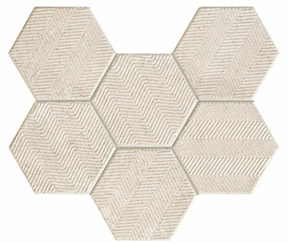 Mozaika Tubadzin Sfumato hex mat 22x29 Alleen Vandaag