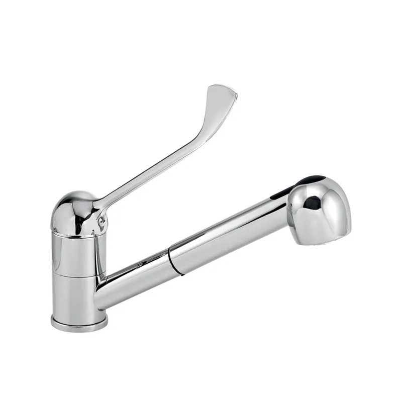 Baterie Novaservis Titania Lux umyvadlová, teleskopická, lékařská páka, chrom, 91081L,0 Betaalbaar