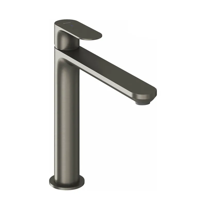 Baterie Ravak Eleganta umyvadlová, stojánková 220 mm s funkcí BeCool, bez výpusti, černá mat, X070416 Bestseller