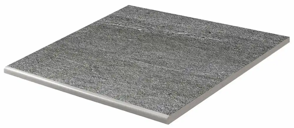 Premium Schodovka Rako Quarzit Outdoor tmavě šedá struktura mat rektifikovaná 60x60x2 DCH66738