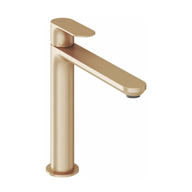 Finale Uitverkoop Baterie Ravak Eleganta umyvadlová, stojánková 220 mm, bez výpusti, růžové zlato, X070388