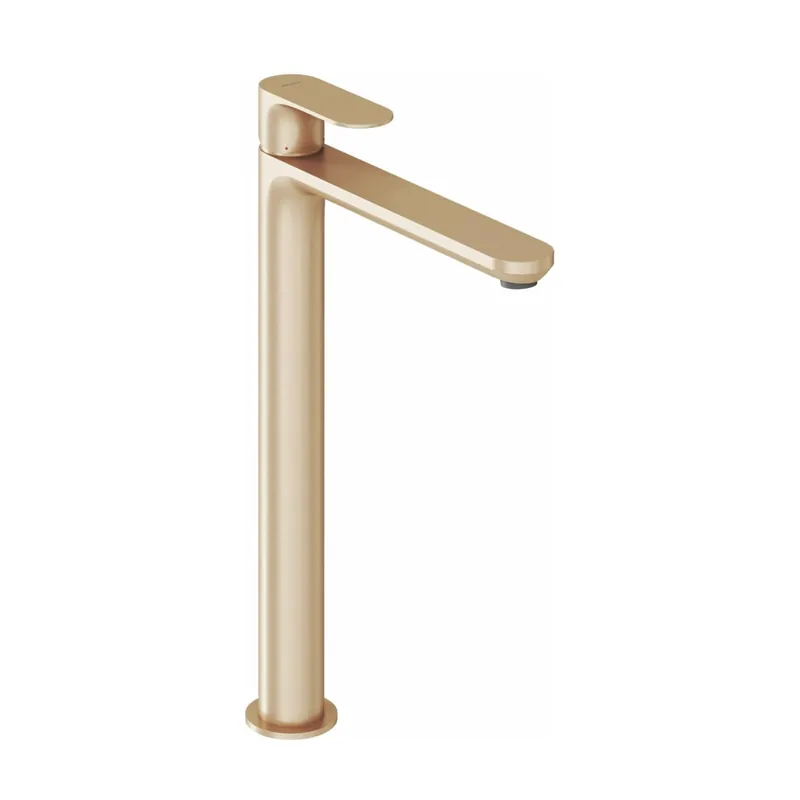 Koopje Baterie Ravak Eleganta umyvadlová, stojánková 335 mm, bez výpusti, růžové zlato, X070365
