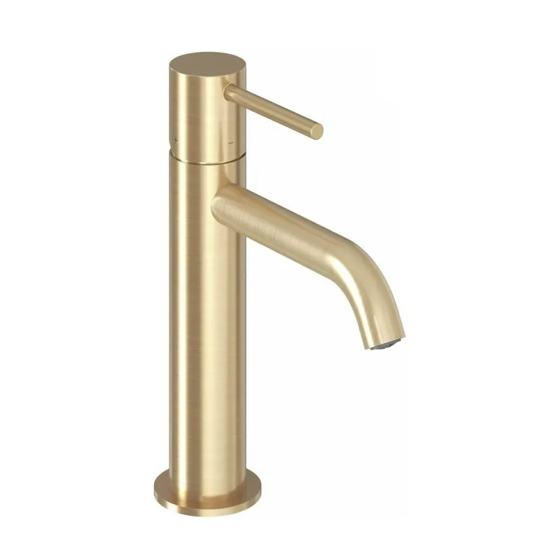 Uitverkoop Baterie Ravak Espirit 190mm umyvadlová stojánková bez výpusti, s funkcí BeCool, gold brushed, X070617