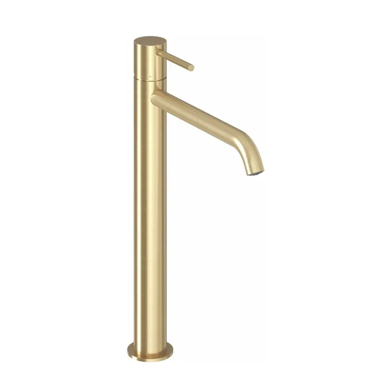 Baterie Ravak Espirit 340mm umyvadlová stojánková bez výpusti, gold brushed, X070598 Gratis Retour
