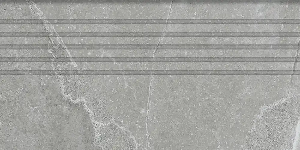 Schodovka Tubadzin Grand Cave grey mat rektifikovaná 30x60 Lage Kosten