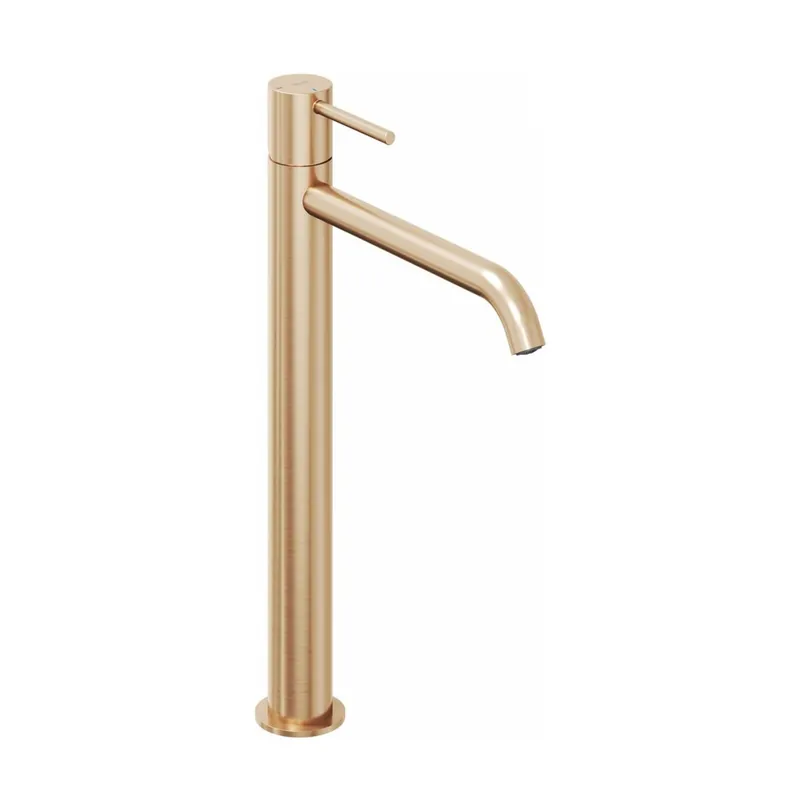 Baterie Ravak Espirit umyvadlová, stojánková 340 mm s funkcí BeCool, bez výpusti, růžové zlato, X070408 Must-Have