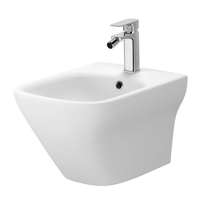 Beperkte Voorraad Bidet Cersanit Larga závěsný hranatý bílá mat, K677-039