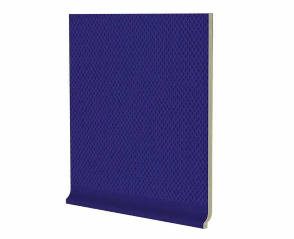 Direct Beschikbaar Sokl s požlábkem Rako Color Two tmavě modrá struktura mat 20x20 GST1K005