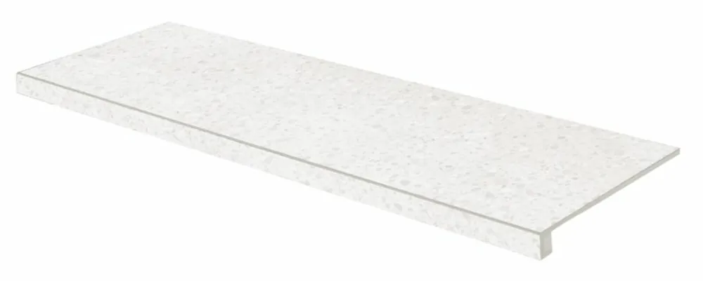 Tvarovka schodová Rako Porfido bílá pololesk rektifikovaná 30x120 DCFVD810 Fabrieksprijs